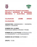 INTRODUCCIÓN A LA INGENIERÍA Y A LAS HUMANIDADES