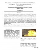 Diseño de tanque de pared delgada a presión para almacenamiento de hidrógeno