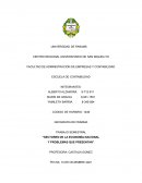 Sectores de la economía nacional y problemas que presentan