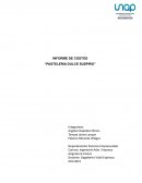 INFORME DE COSTOS “PASTELERIA DULCE SUSPIRO”