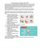 Acciones para el manejo del estrés