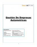 Gestion de empresas automotrices