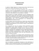 INFORME ANUAL DEL GRUPO. PRIMER GRADO