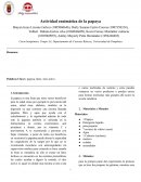 Actividad enzimática de la papaya