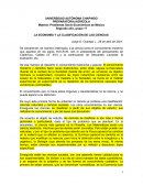 LA ECONOMÍA Y LA CLASIFICACIÓN DE LAS CIENCIAS