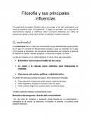 Filosofía y sus principales influencias