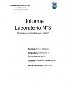 Informe Laboratorio N°3 “Equivalente mecánico del Calor.”