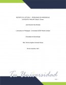Reporte de lectura - Problemas de Aprendizaje Un asunto Familiar