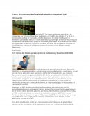 Instituto Nacional de Evaluación Educativa INEE