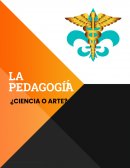 La pedagogía es arte o ciencia