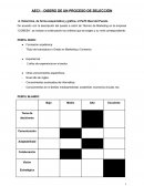 DISEÑO DE UN PROCESO DE SELECCIÓN