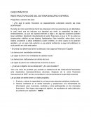 REESTRUCTURACION DEL SISTEMA BANCARIO ESPAÑOL