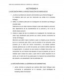 LA DECISIÓN PARA LA INVESTIGACIÓN DE MERCADOS