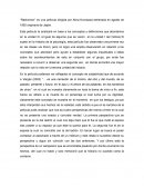 Analisis de la Pelicula “Rashomon”