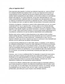 ¿Soy un ingeniero ético?. Página 1