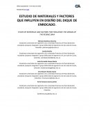 ESTUDIO DE MATERIALES Y FACTORES QUE INFLUYEN EN DISEÑO DEL DIQUE DE ENROCADO