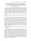 Historia económica análisis.Pico del petróleo y fin del crecimiento