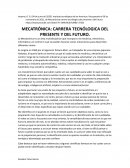 Mecatrónica carrera tecnologica del presente y futuro