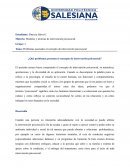 Problema de intervención psicosocial