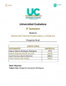 Sistema de Tutorías Presenciales y a Distancia