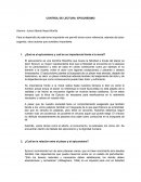 CONTROL DE LECTURA: EPICUREISMO