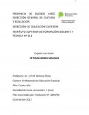 Interacciones sociales