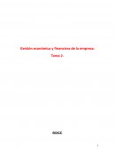 Gestión económica y financiera de la empresa