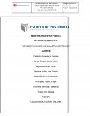 Implementacion de las salas transparentes