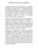 ESTUDIO CONTEXTUAL DE LA LITERATURA