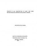 CREACIÓN DE UNA FUNDACIÓN “CASA DE AMOR” PARA NIÑOS DISCAPACITADOS EN EL MUNICIPIO DE SAN ANTERO-CÓRDOBA