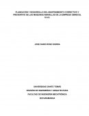 PLANEACIÓN Y DESARROLLO DEL MANTENIMIENTO CORRECTIVO Y PREVENTIVO DE LAS MAQUINAS AMARILLAS DE LA EMPRESA OBRECOL S.A.S