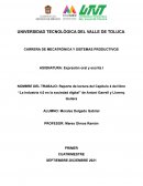 Reporte de lectura del Capítulo 4 del libro “La Industria 4.0 en la sociedad digital”