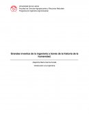 Grandes inventos de la ingeniería a través de la historia de la humanidad