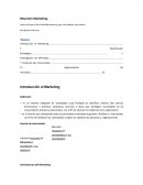 Resumen Marketing: Hecho en base al libro Kotler&Armstrong y ppt. del profesor Juan Muñoz