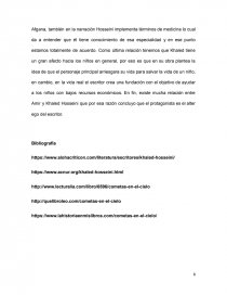 Ensayo de lenguaje acerca del libro cometas en el cielo. Página 8