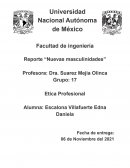 Reporte “Nuevas masculinidades”