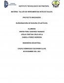 PROYECTO INNOVADOR. SUBSIONADORA DE BASURA (PLASTICOS)