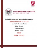 Salida alterna del secuestro