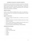 INFORME DEL TRABAJO ENCARGADO DE MARKETING