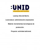 Materia: herramientas tecnológicas de producción