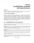 Confiabilidad y facilidad del mantenimiento