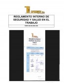 SISTEMA DE GESTION DE SEGURIDAD, SALUD OCUPACIONAL Y MEDIO AMBIENTE