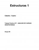 Trabajo Práctico Nº1 : ANÁLISIS DE CARGAS GRAVITATORIAS