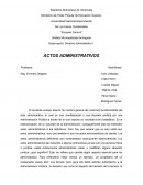 Visión general de los actos administrativos, abordando su concepto, características, clasificación y vías de impugnación