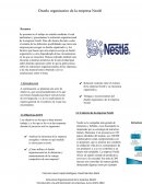 Diseño organizativo de la empresa Nestlé