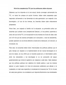 Nivel de competencias TIC que los profesores deben alcanzar