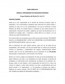 CASO PRÁCTICO MODULO INTEGRADOR DE RECURSOS HUMANOS