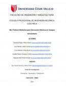 Miniturbina hidraulica