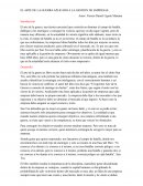 EL ARTE DE LA GUERRA APLICADO A LA GESTION DE EMPRESAS