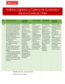 CUADRO ANALISIS LOGISTICA Y CADENA DE SUMINISTRO VACUNA COVID EN CHILE
